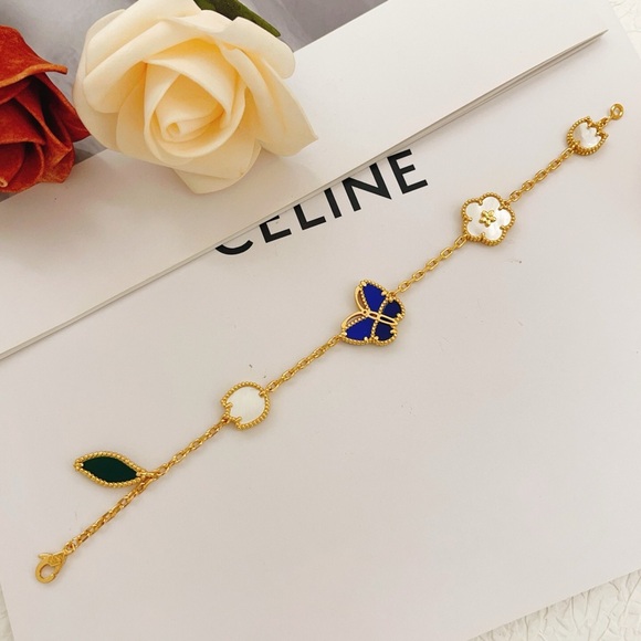 Van Cleef & Arpels Gold Butterfly Bracelet